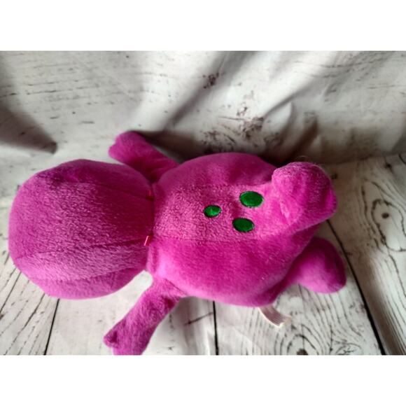 Barney The Dinosaur Plush Toy stuffed animal 9" Does Not Work - Picture 4 of 5